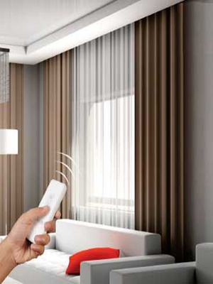 Motorized curtains from Royal Decor